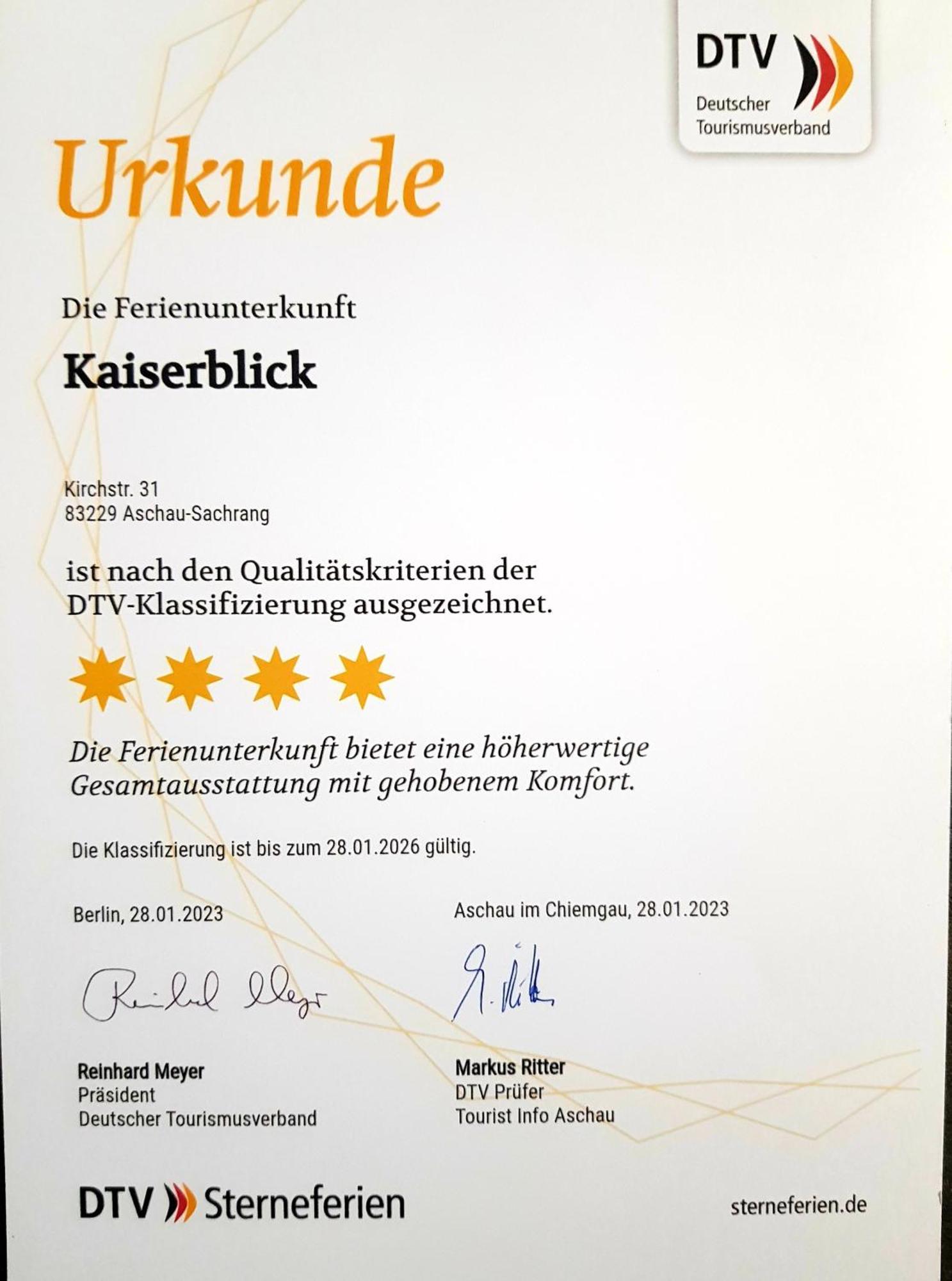 Ferienwohnung Kaiserblick Sachrang Eksteriør billede